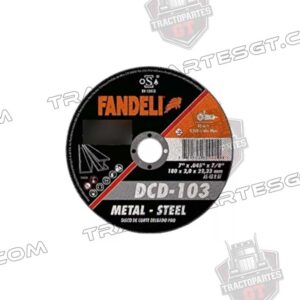 DISCO PARA CORTE 7" ACERO