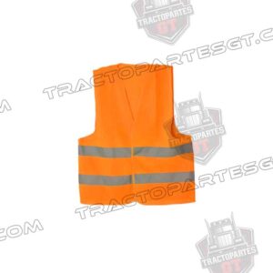 CHALECO  NARANJA DE TELA ALTA VISIBILIDAD