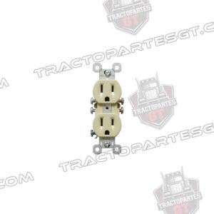 CONTACTO DUPLEX MARFIL 2P+T 15A 127V