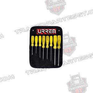 JUEGO 8 DESTORNILLADORES AMBAR COMBINADO