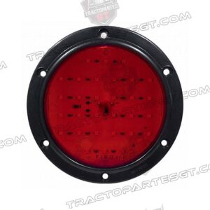 LUZ PLANA 4" 36 LED ROJO 12V