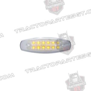 PLAFON OVALDO DIRECCIONAL MICA BLANCA LED AMBAR