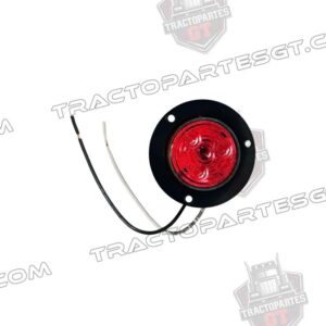 PLAFON REDONDO 2" 1/2 ROJO 3 LED REMACHABLE 12-24V TL