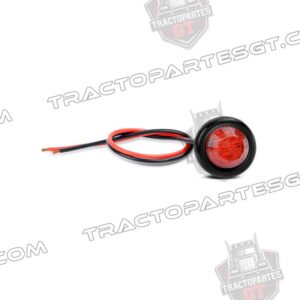PLAFON 3/4 LED ROJO 12V