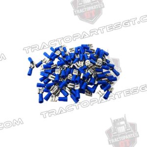 TERMINAL HEMBRA FORRADA AZUL CAL 14-16 BOLSA 100 PZS.