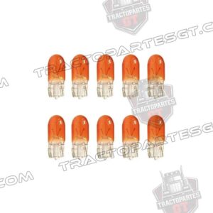 FOCO 921 PELLIZCO TIPO UVA 10W AMBAR CAJA 10 PZS.