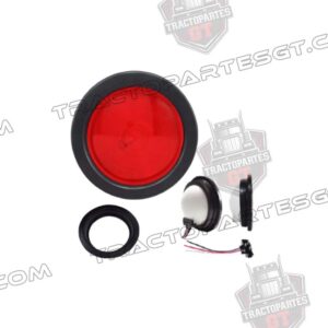 PLAFON 4" ROJO EMBUTIDO CON CONECTOR